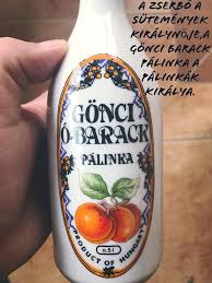 A Gönci Barack pálinka