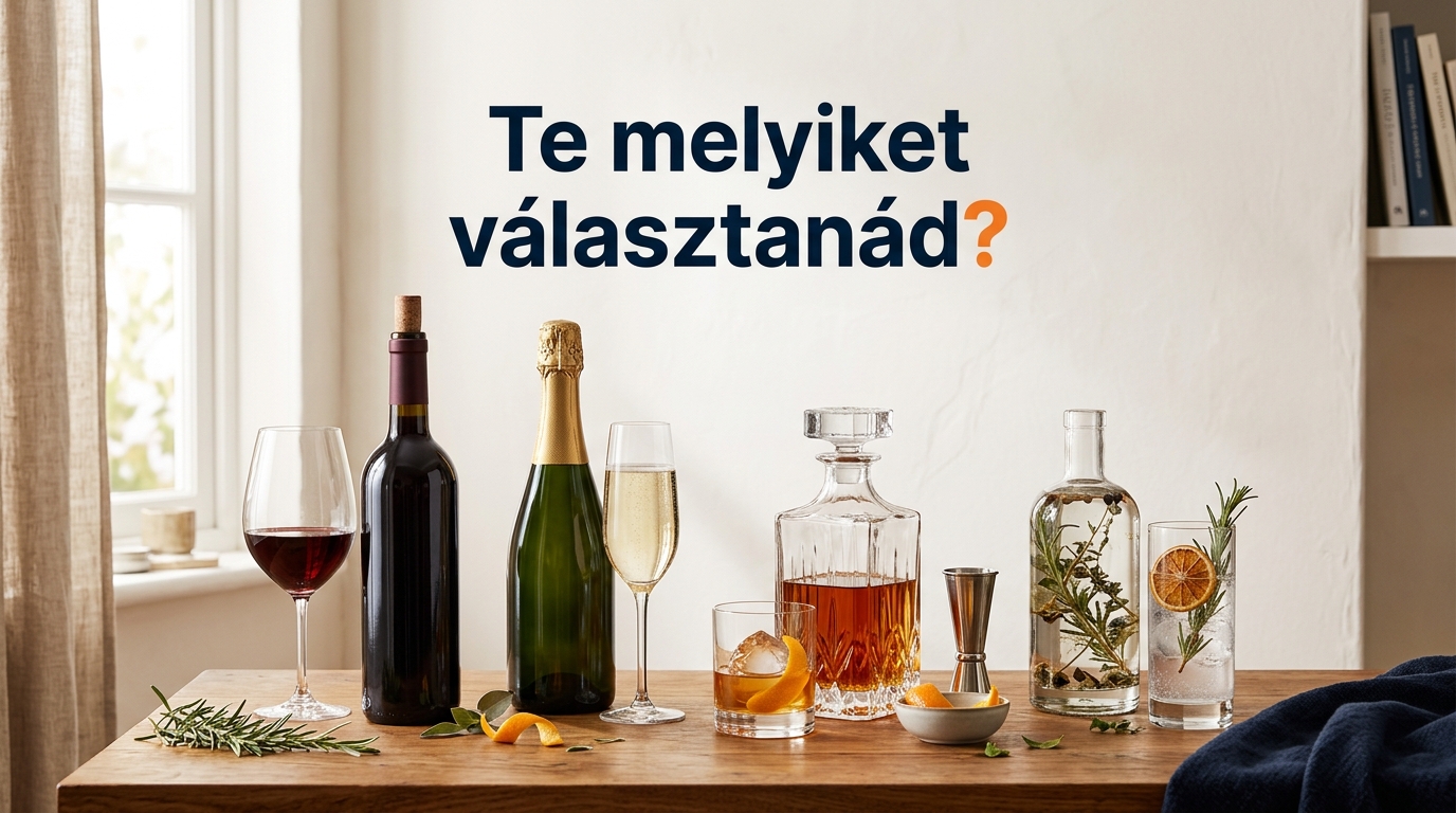 Italválasztás alkalomhoz: bor, pezsgő vagy tömény ital?